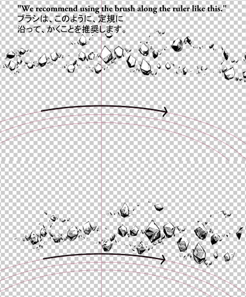 素材クリップスタジオ 飛び散る瓦礫05