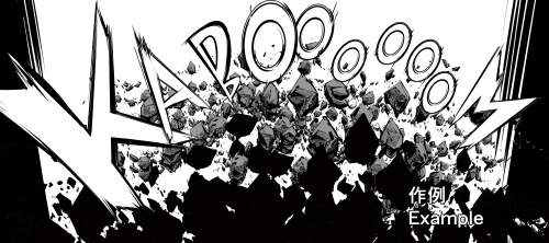 素材クリップスタジオ 飛び散る瓦礫05