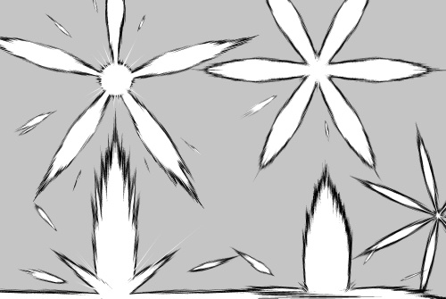 素材クリップスタジオ バチバチエフェクトセット14