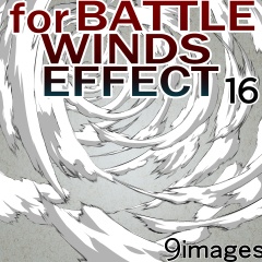 素材クリップスタジオ　戦闘の風16