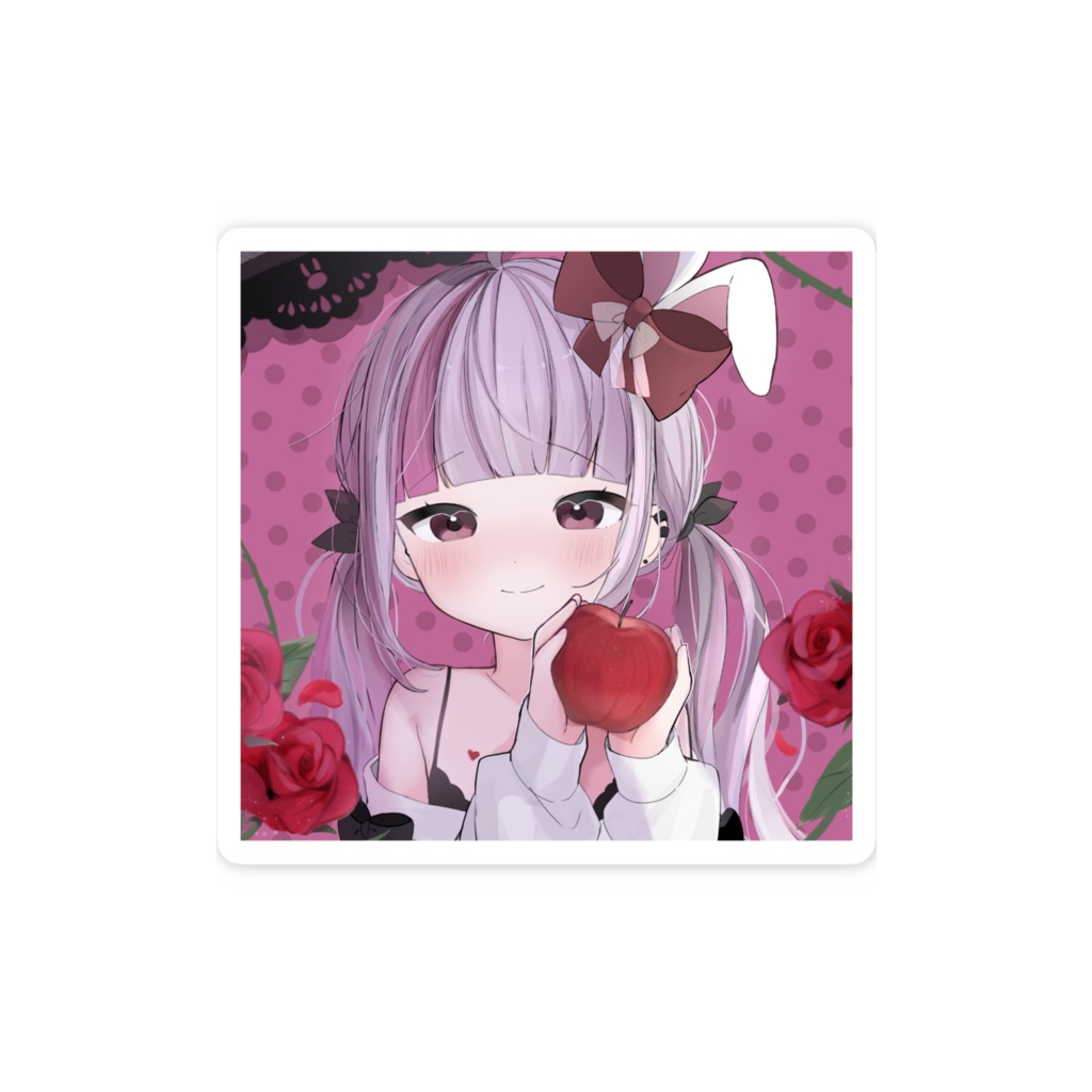 ロミシンるるちゃん スマホステッカー