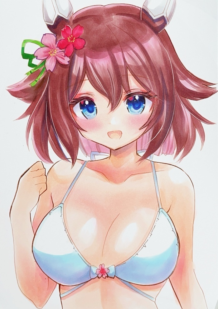 《 サクラチヨノオー 》 ウマ娘 アナログ原画 手描きイラスト A5