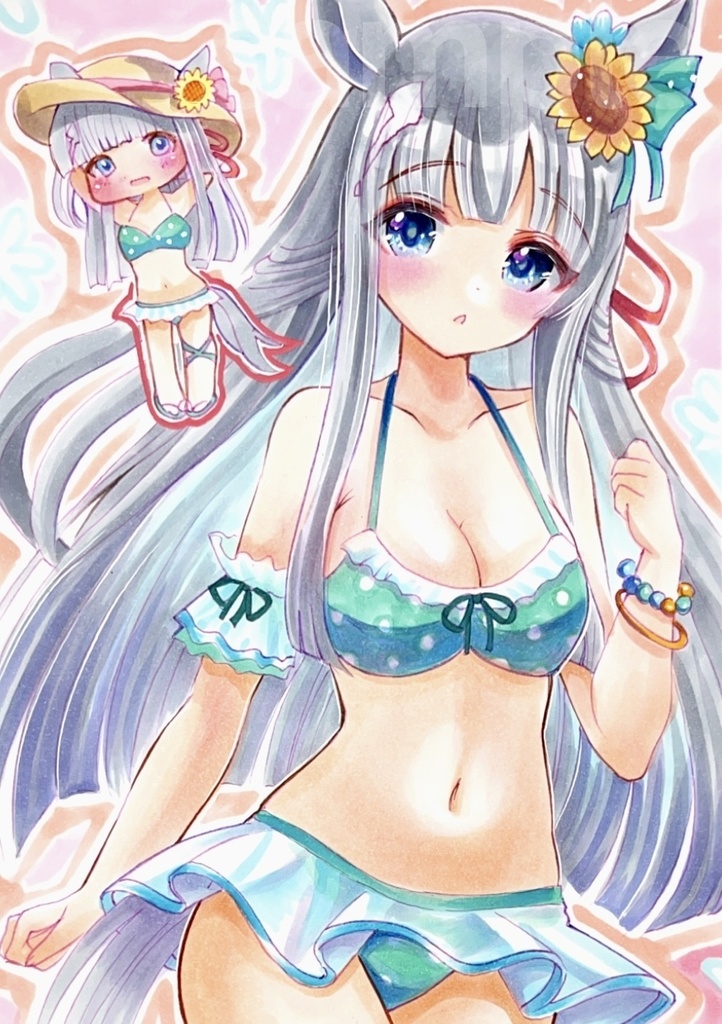 《  クロノジェネシス 》 ウマ娘 アナログ原画 手描きイラスト A5