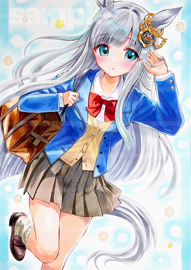 《 クロノジェネシス 》 ウマ娘 アナログ原画 手描きイラスト A4