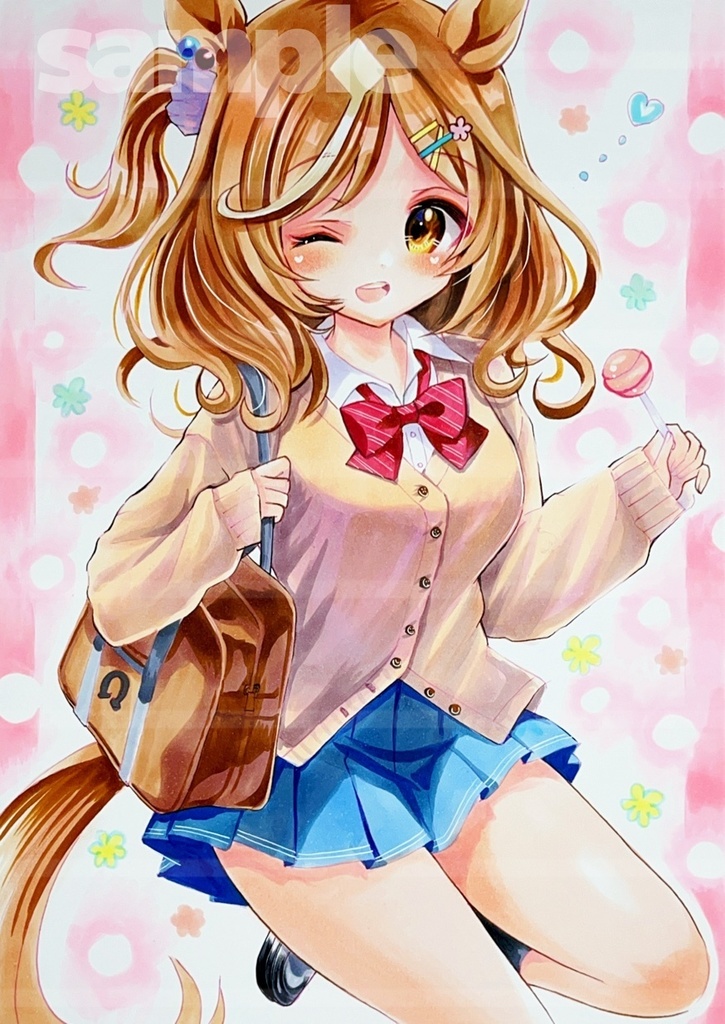 【 ウマ娘 】 ★★★ マチカネタンホイザ ウマ娘プリティーダービー アナログ原画 手描きイラスト A4