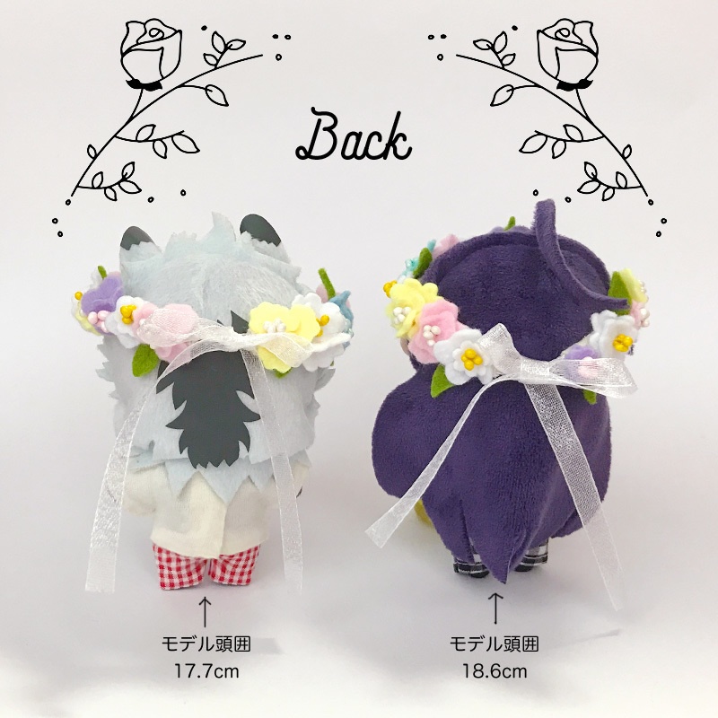 柔らか花のかんむり・ブローチ