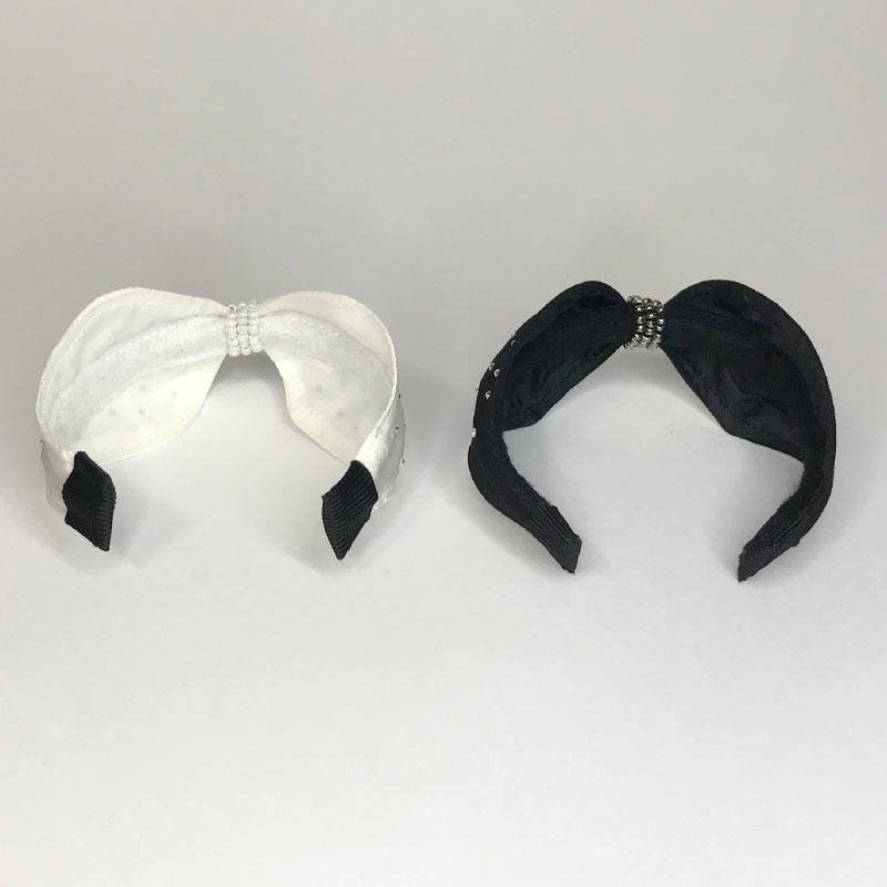 ビジューリボンカチューシャ