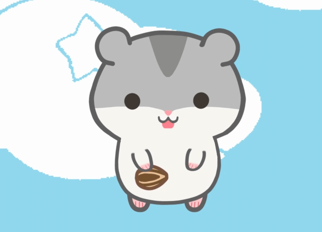 【汎用】LIVE2Dモデル　ハムスター