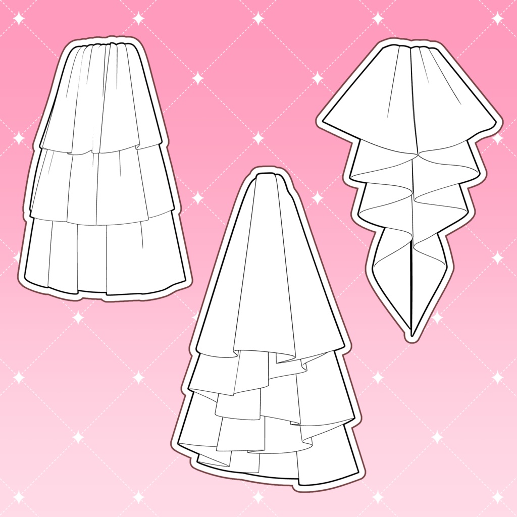 [ライン付き3D] クラバット 선이 살아있는 3D 크라바트