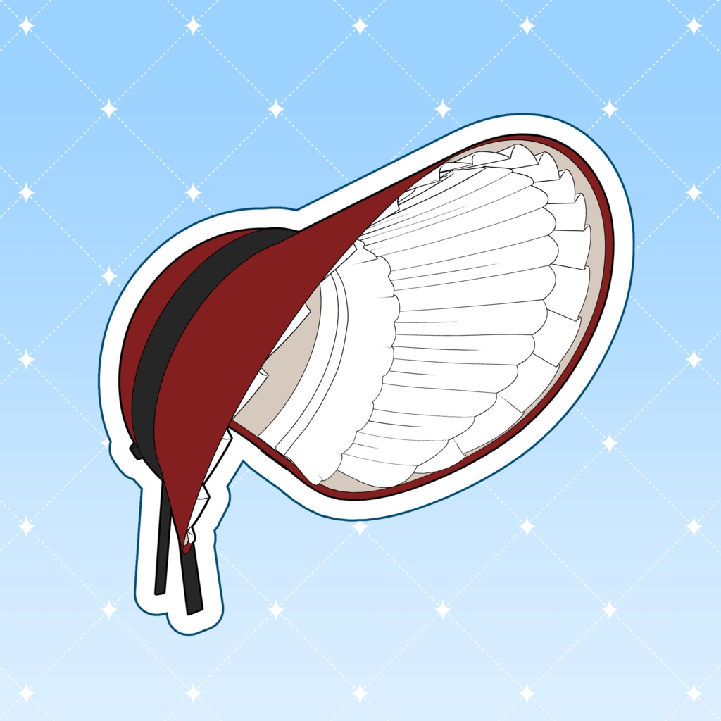 [ライン付き3D] ボンネット 선이 살아있는 3D 심플한 보닛