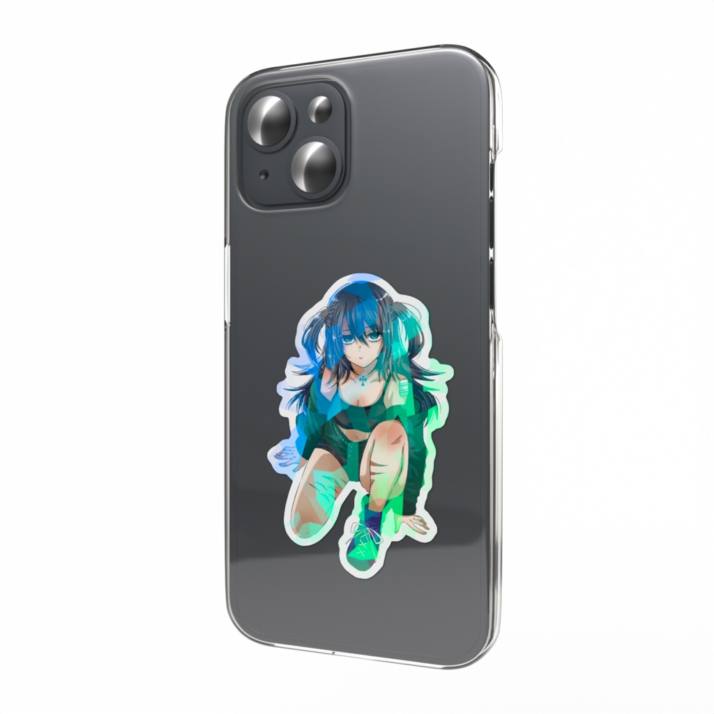 きずぐちがわらっている　ステッカー