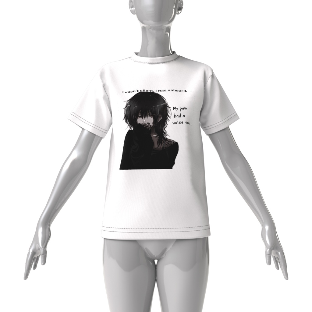 だまってたわけじゃない Tシャツ