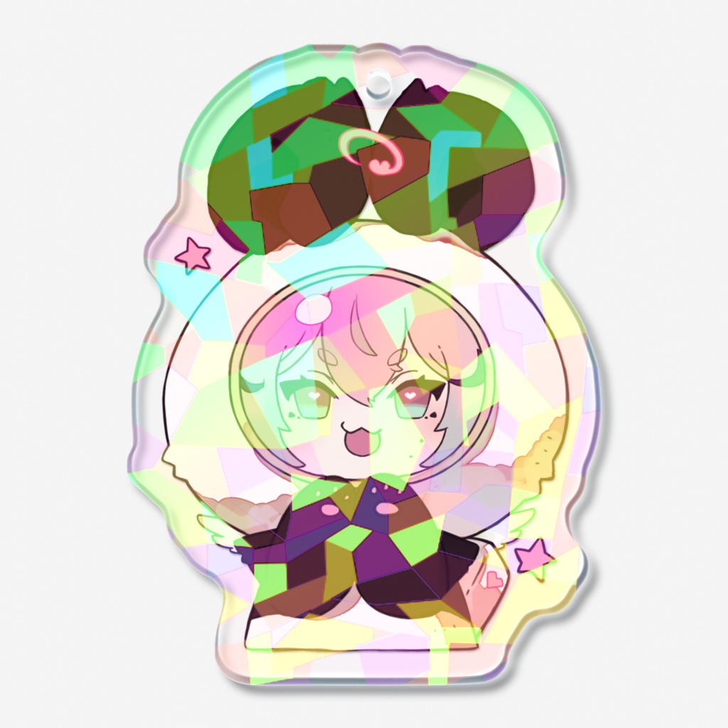 幸運をまねく！幸せ宇宙パンダ天使！！CANANSHAver.アクキー