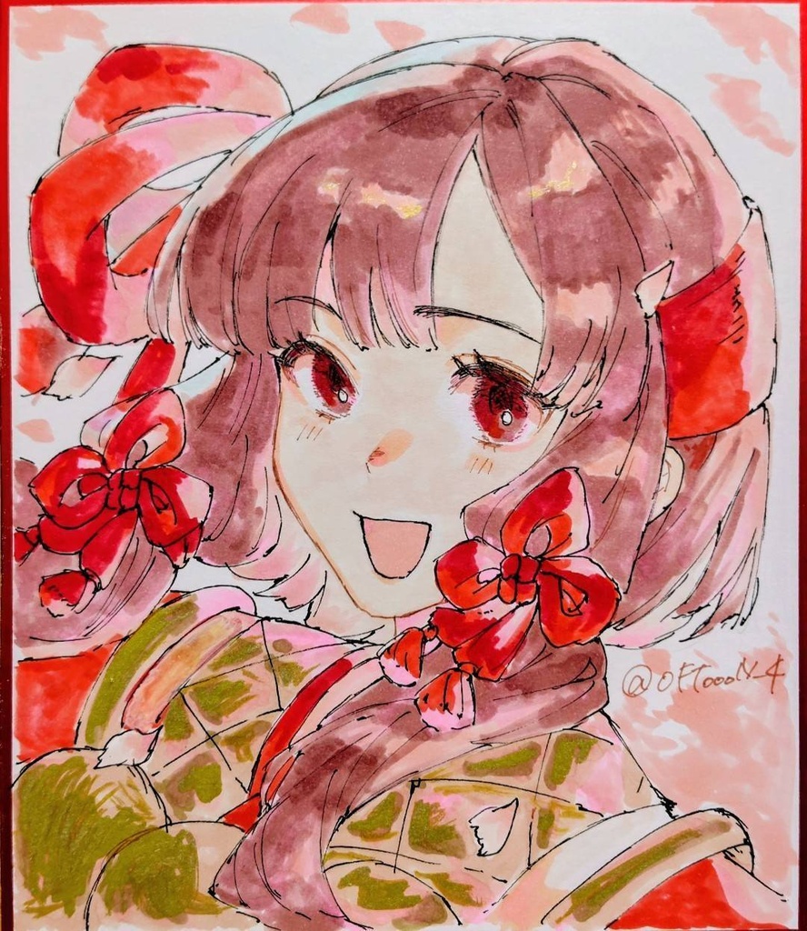 オリジナル 色紙