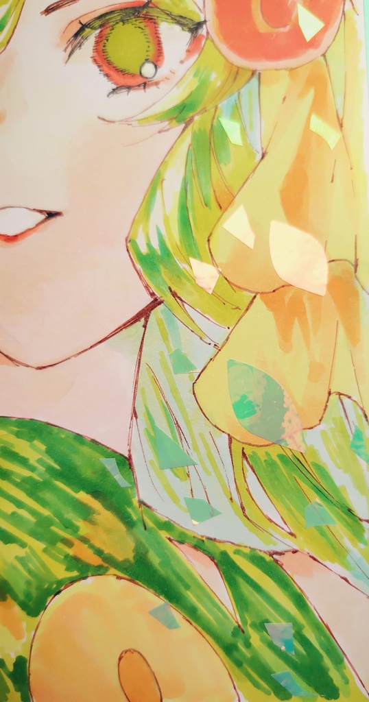キラキラ色紙