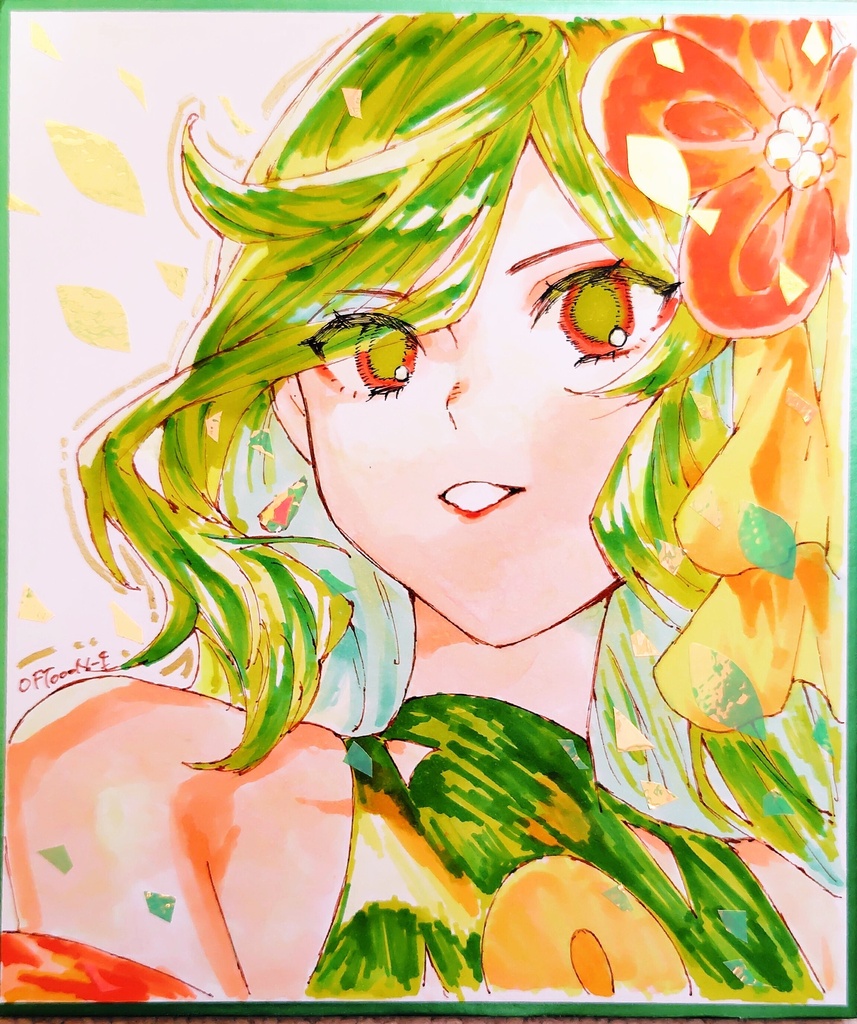 キラキラ色紙