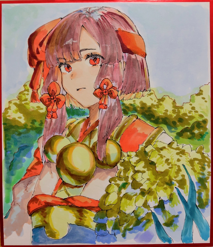 オリジナル　色紙