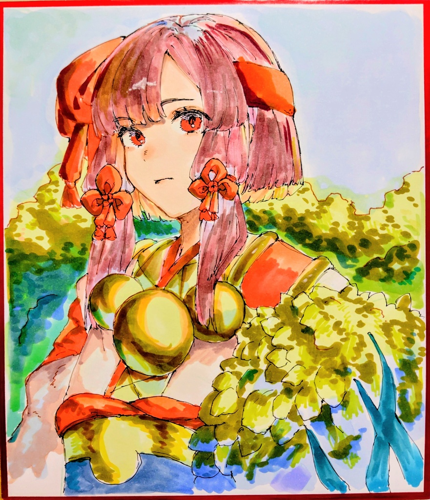 オリジナル　色紙
