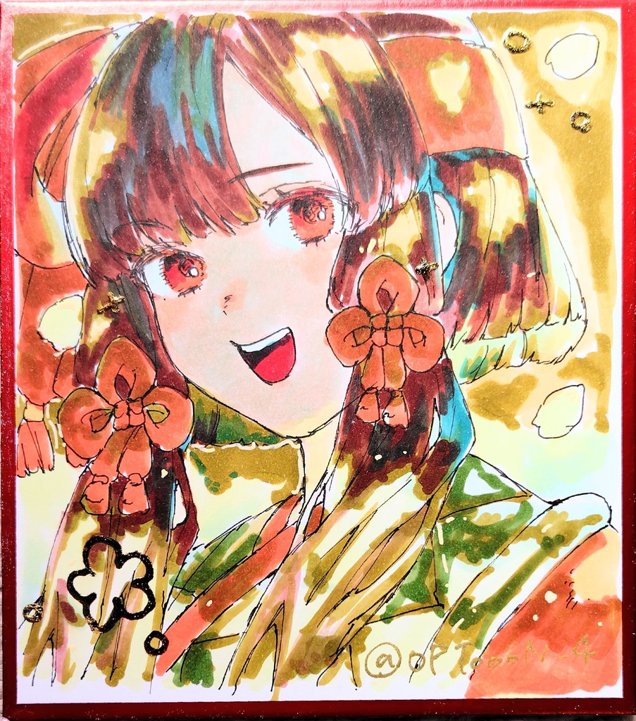 オリジナル色紙