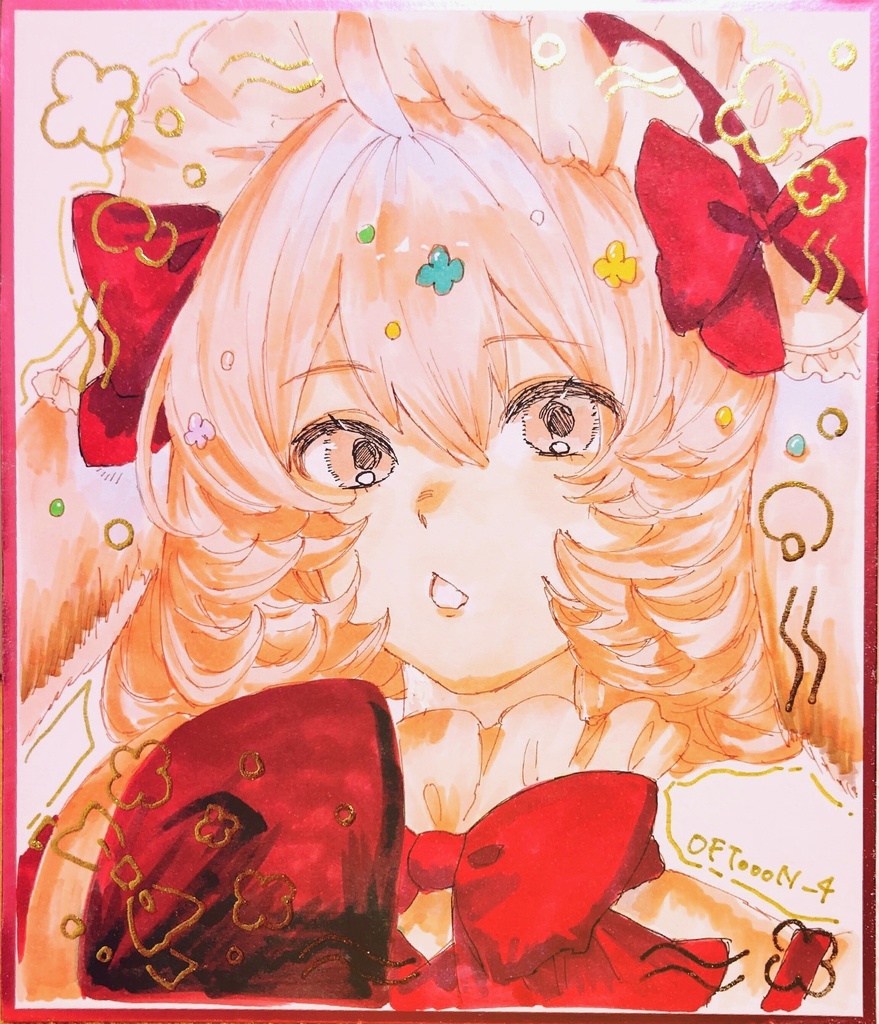 オリジナル色紙