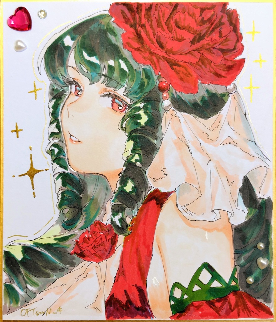 一次創作　デコ色紙