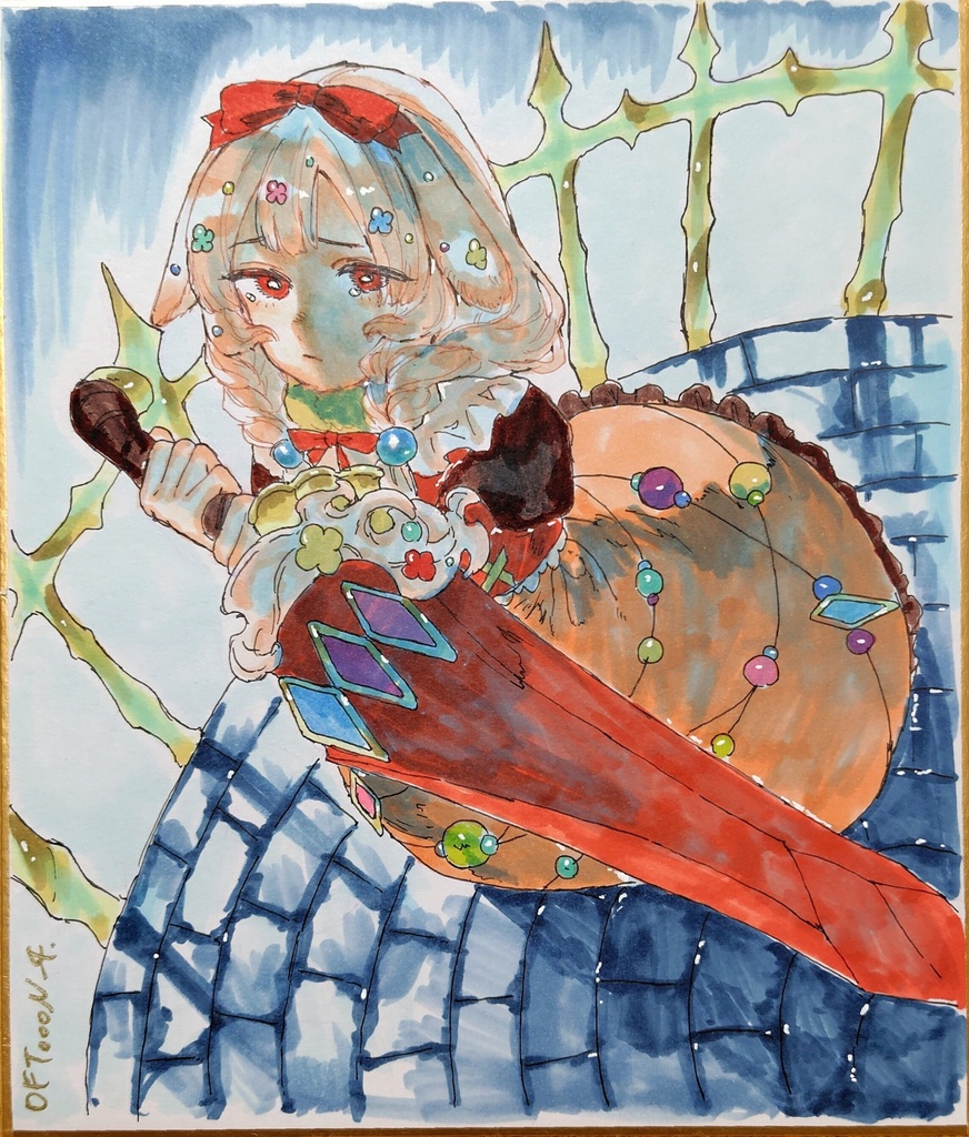 一次創作　色紙