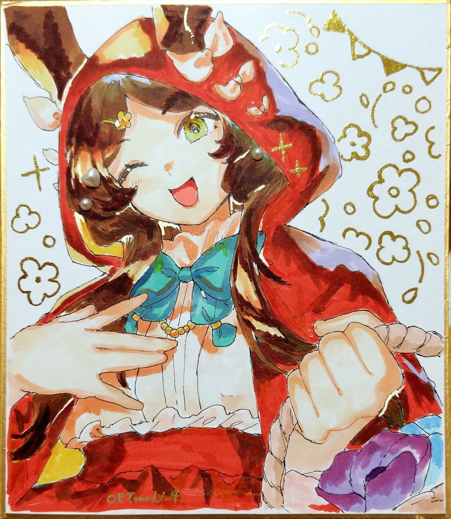 一次創作　色紙