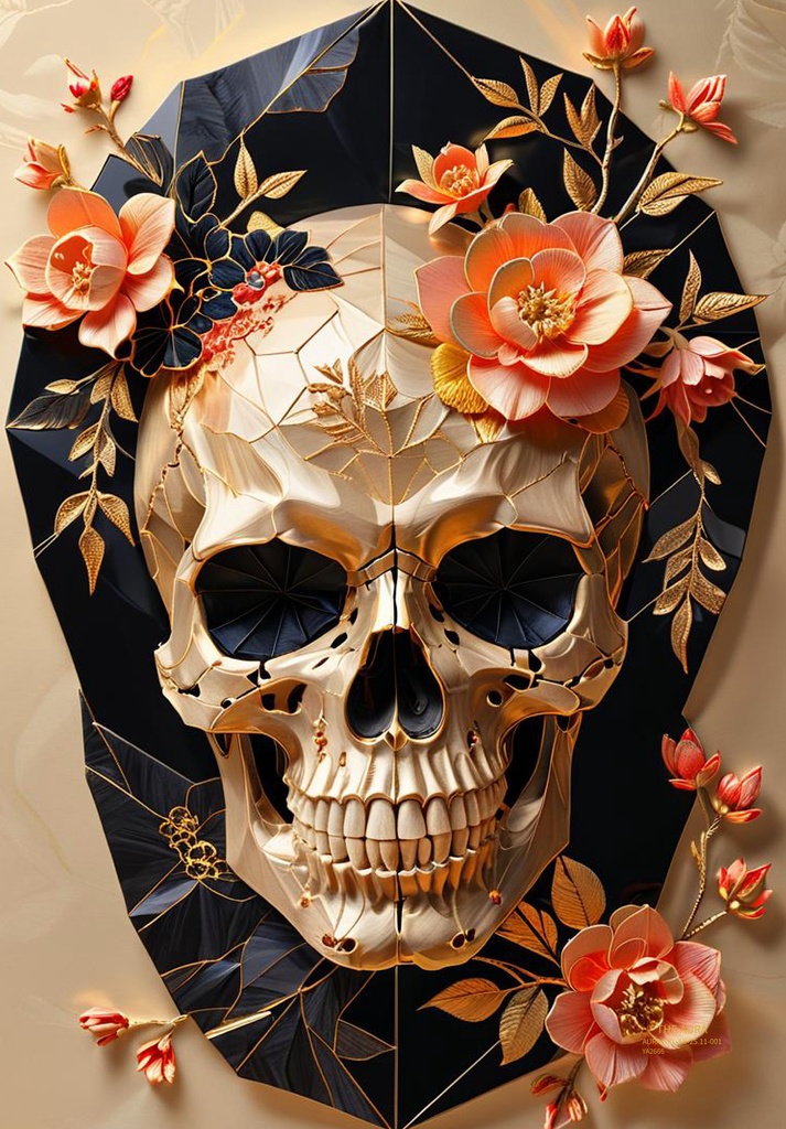 AURA-SKL-AB-25.11-001 “Skull of Grace”|優雅なる髑髏