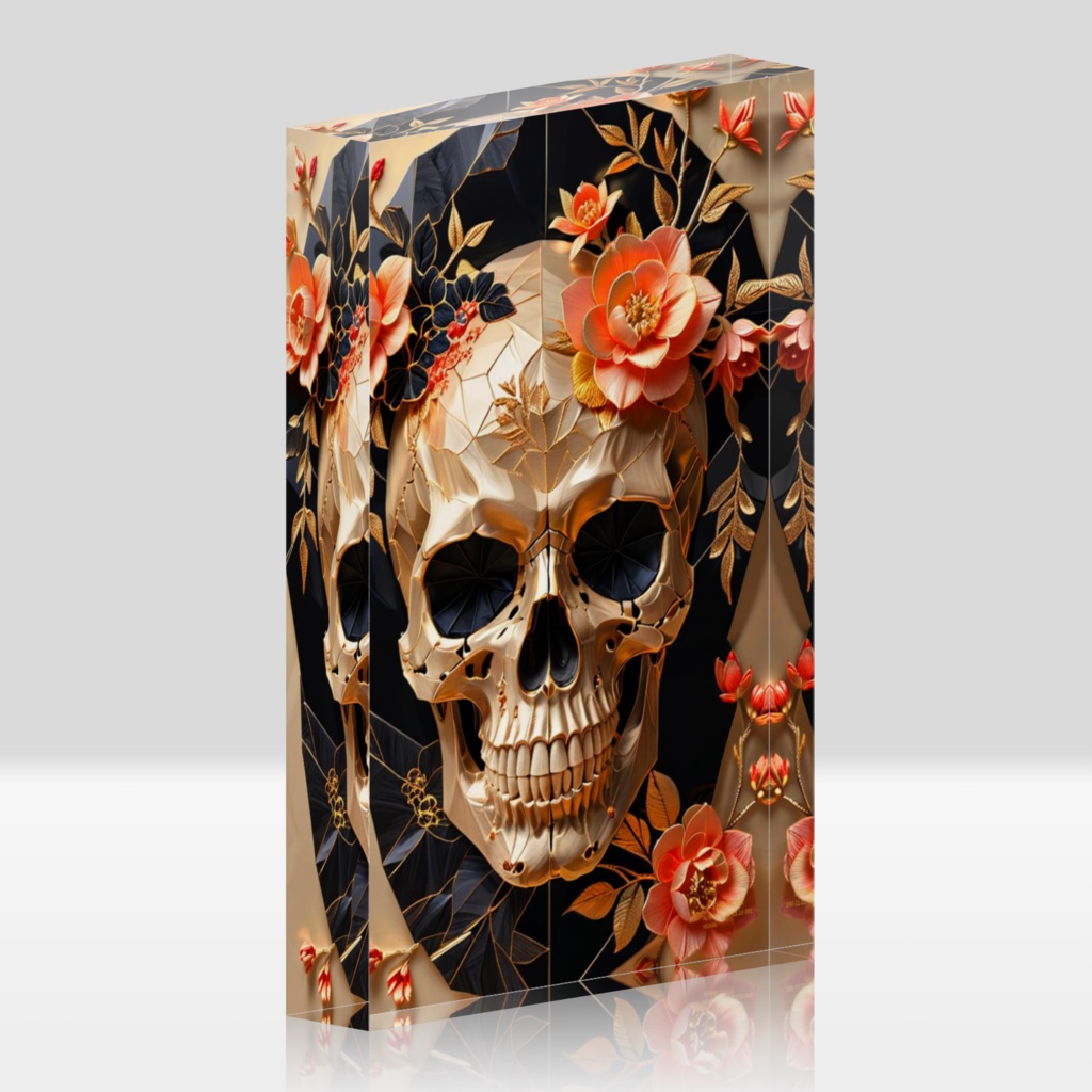 AURA-SKL-AB-25.11-001 “Skull of Grace”｜優雅なる髑髏