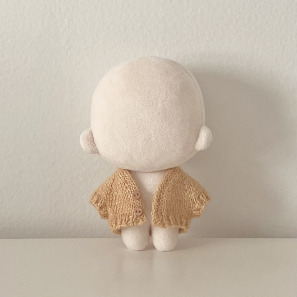 Vネックカーディガンの編み方