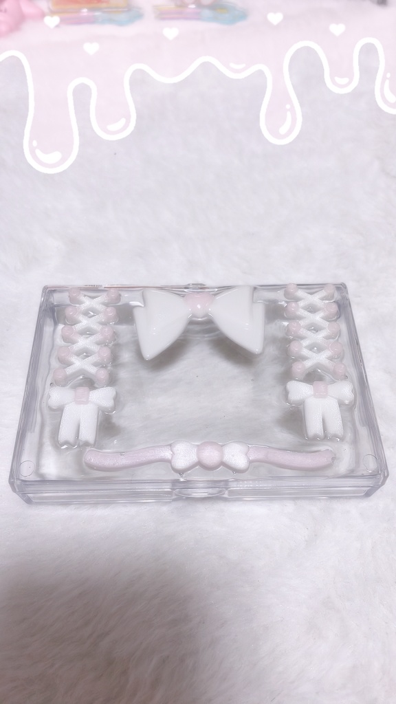 萌♡小物ケース -白- (大)