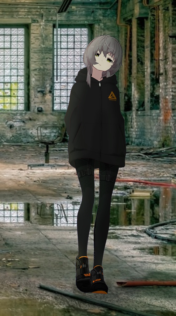 敷嶋ロゴマークパーカー(胸元+背面プリント)