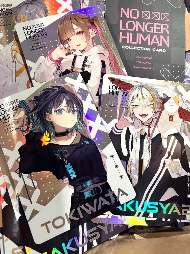 NO LONGER HUMAN トレカ　ときわた　直筆サイン入り　最高レア NO LONGER HUMAN』トレーディングカード - TOKIWATA - BOOTH