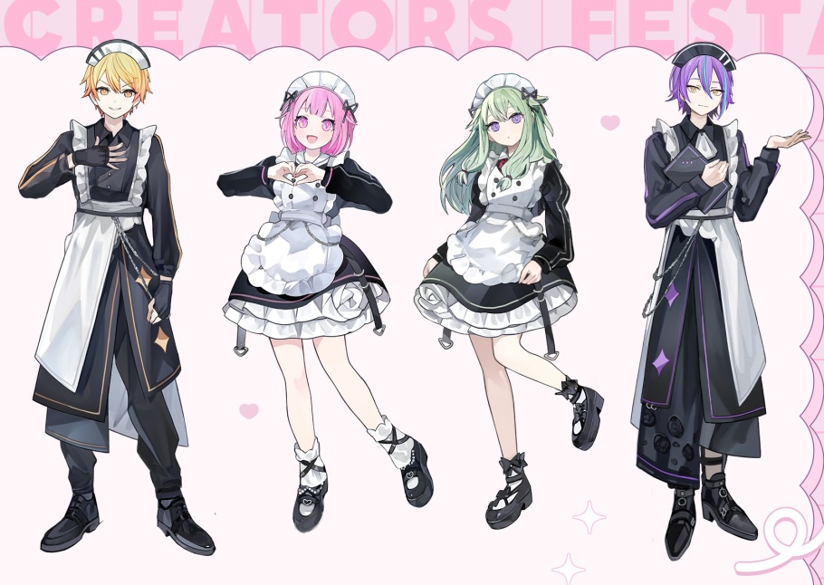 ワンダショオリジナルメイド服アクリルスタンド クリエイターズフェスタ2026 数量限定予約