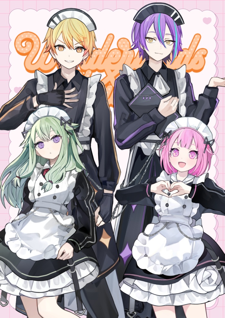 ワンダショオリジナルメイド服アクリルスタンド　クリエイターズフェスタ2026　数量限定予約
