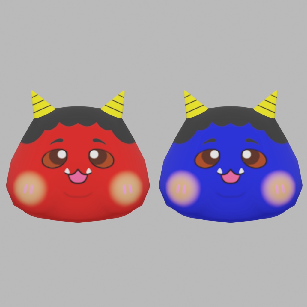 福ほっぺ鬼の面