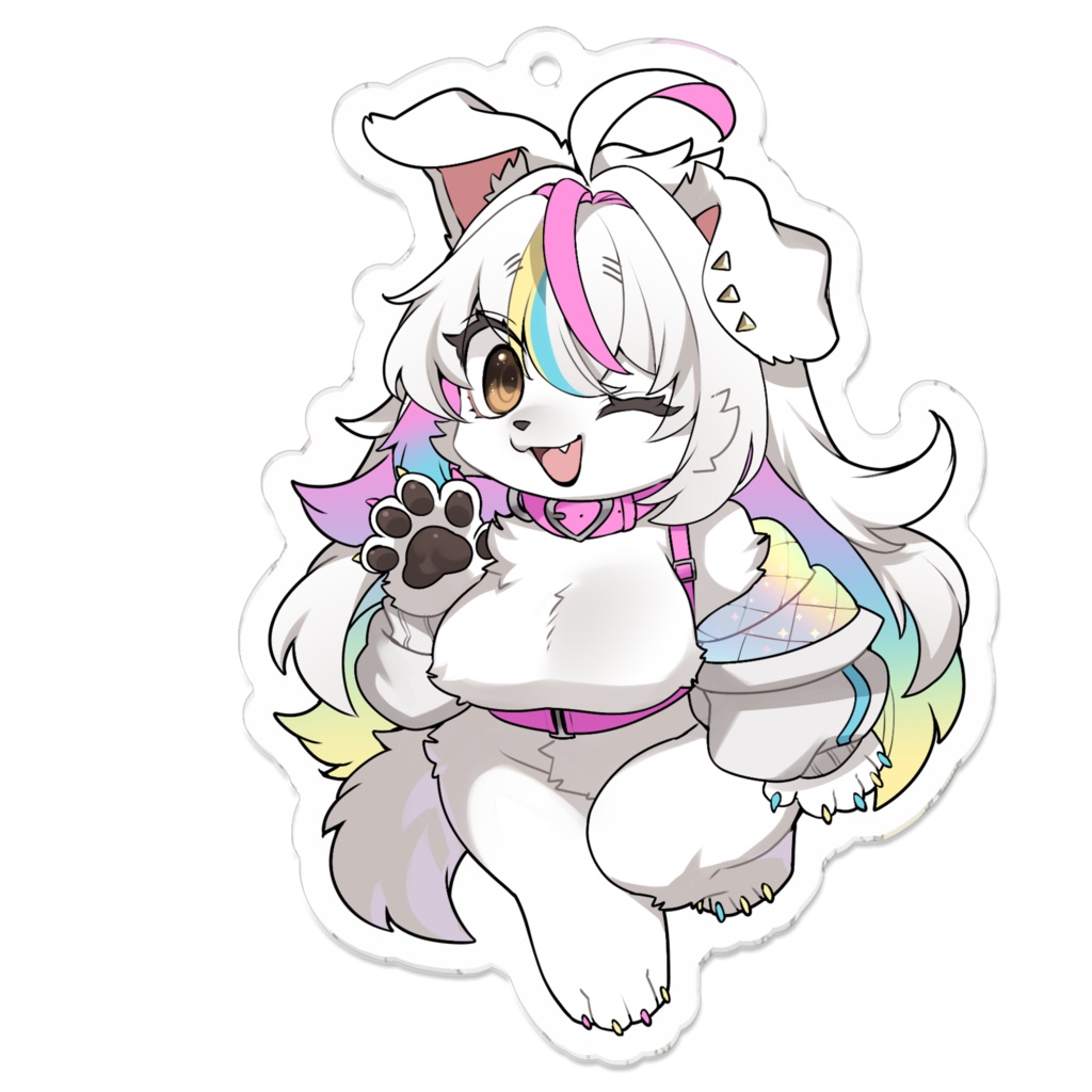 【ざくろ號グッズ】ざくろ號アクリルキーホルダー