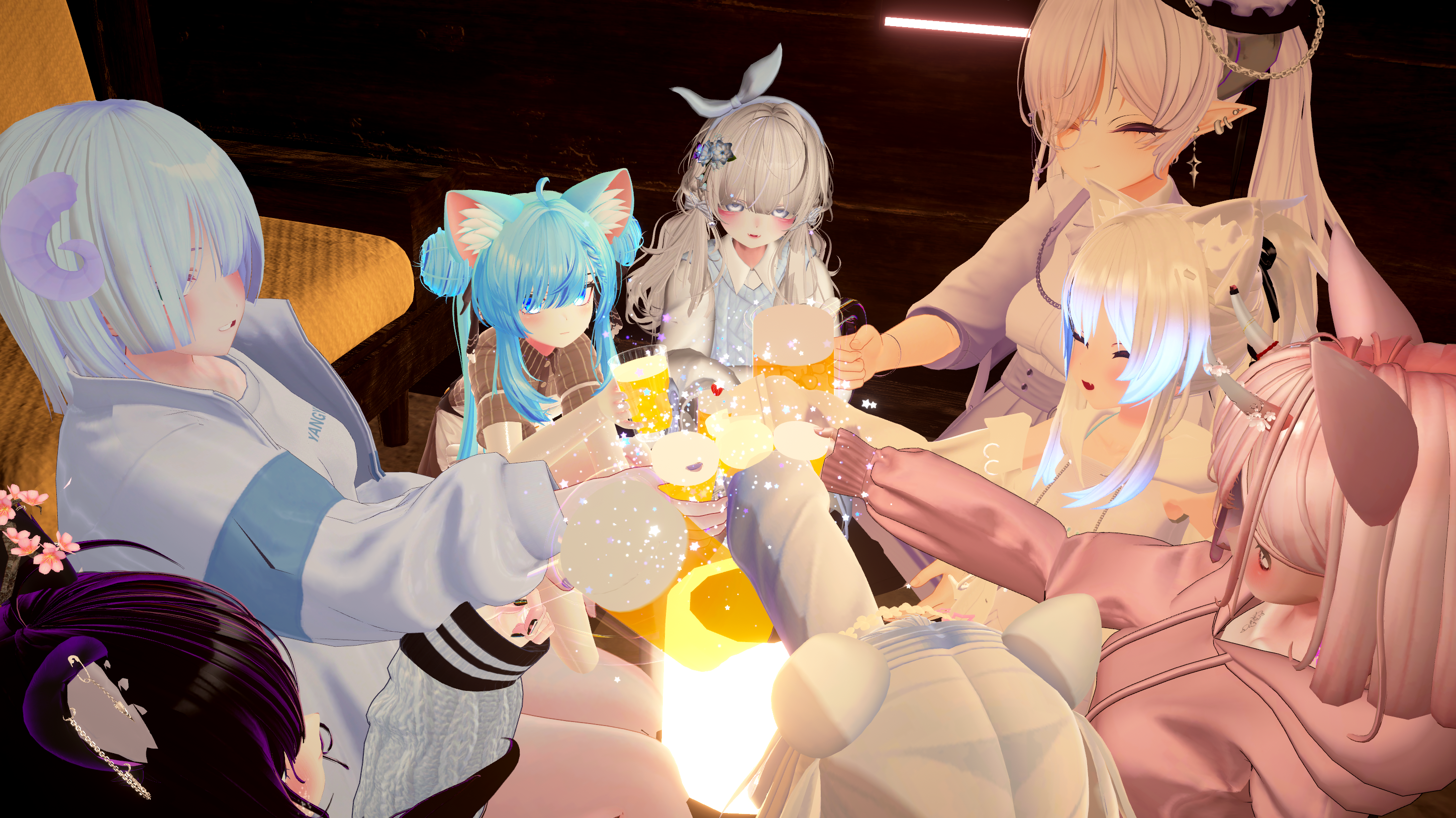 [VRChat] Kanpai Glass - Curiss VRCTools - BOOTH