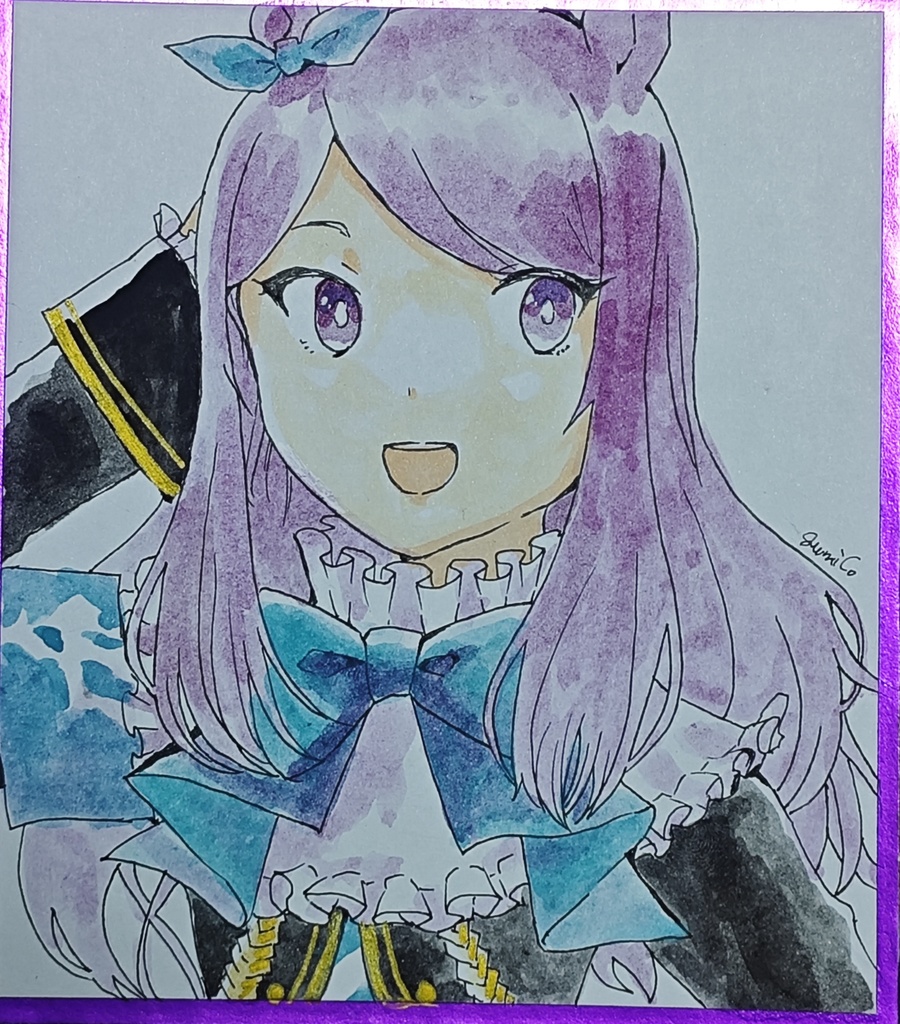 色紙小 メジロマックイーン