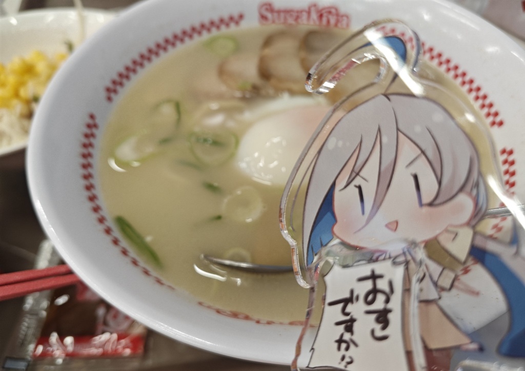 清霜｢おすしですか！？｣アクリルジオラマ