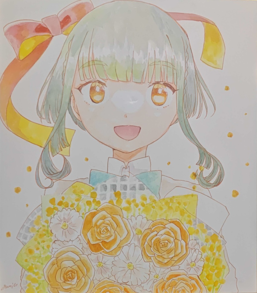 【訳あり】高波　色紙(大)