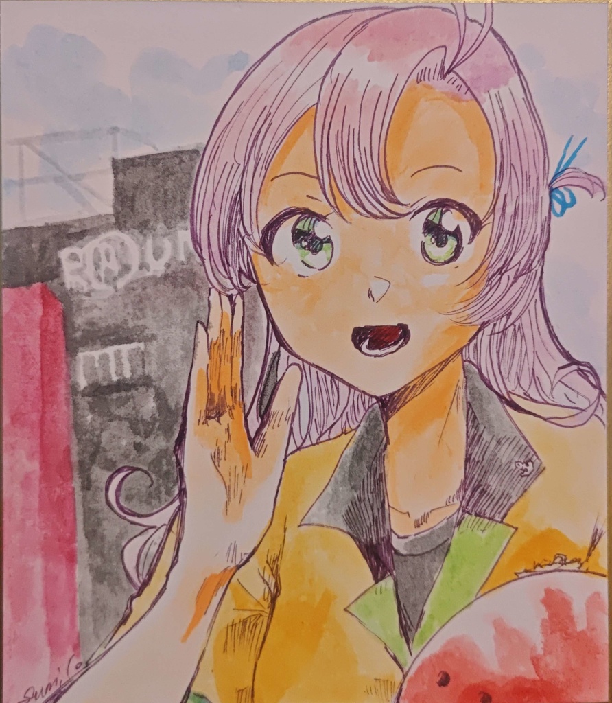 衣笠さん 色紙(小)