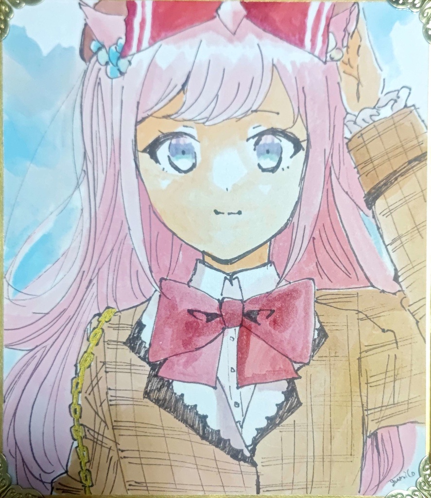 アグネスデジタル 小色紙❷