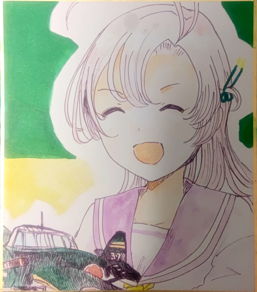 瑞雲 衣笠さん 小色紙