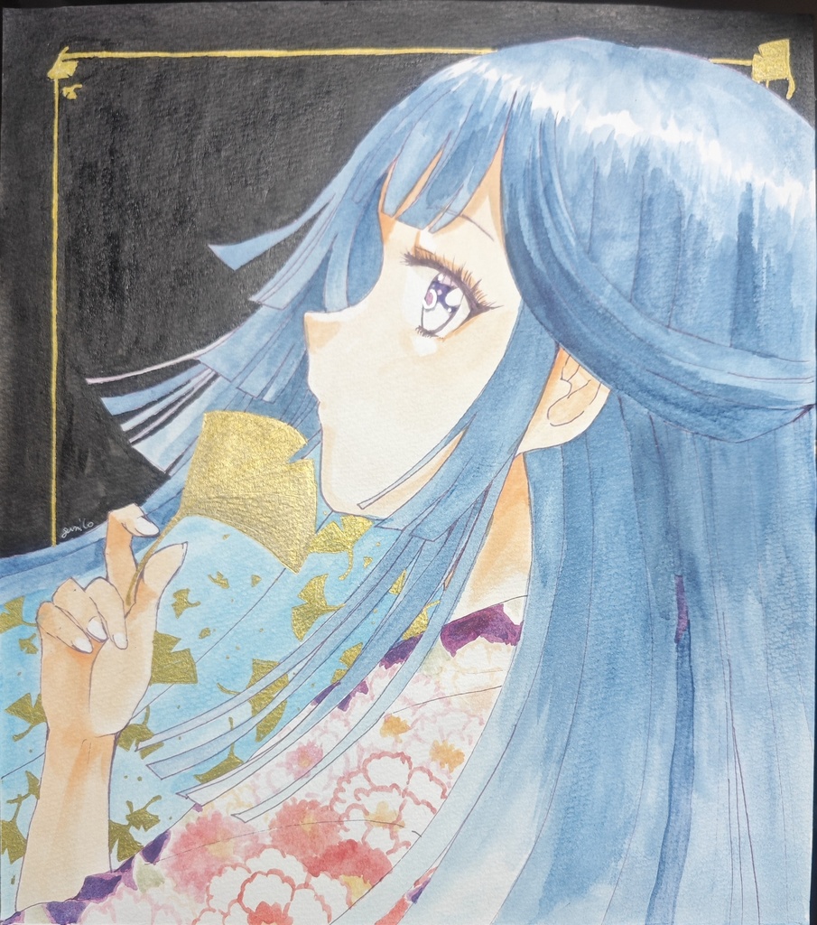 【試験】早霜 色紙(大)