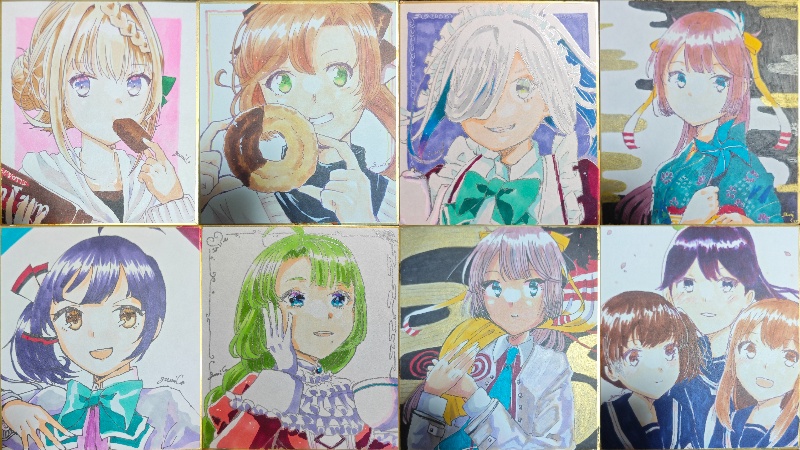 【C107】艦これ 小色紙