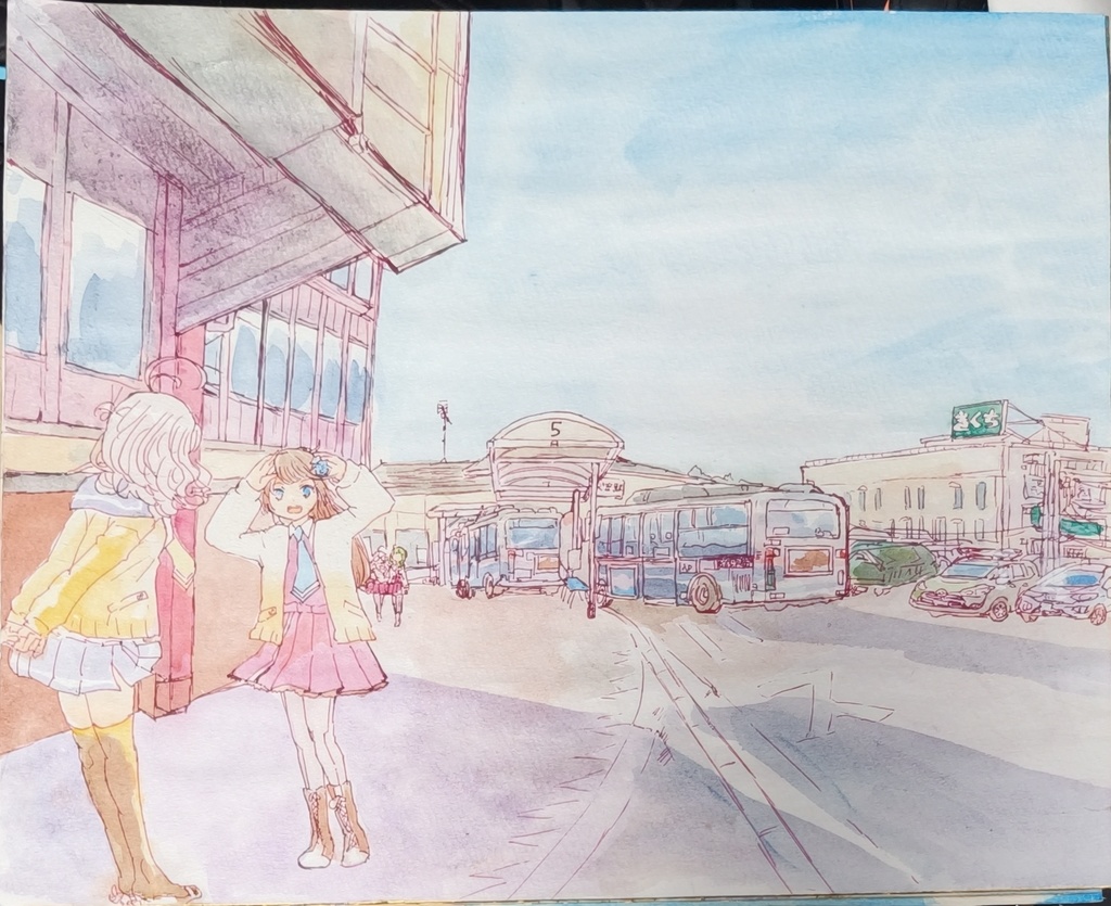 【艦これ】衣笠/風雲　色紙(大サイズ)