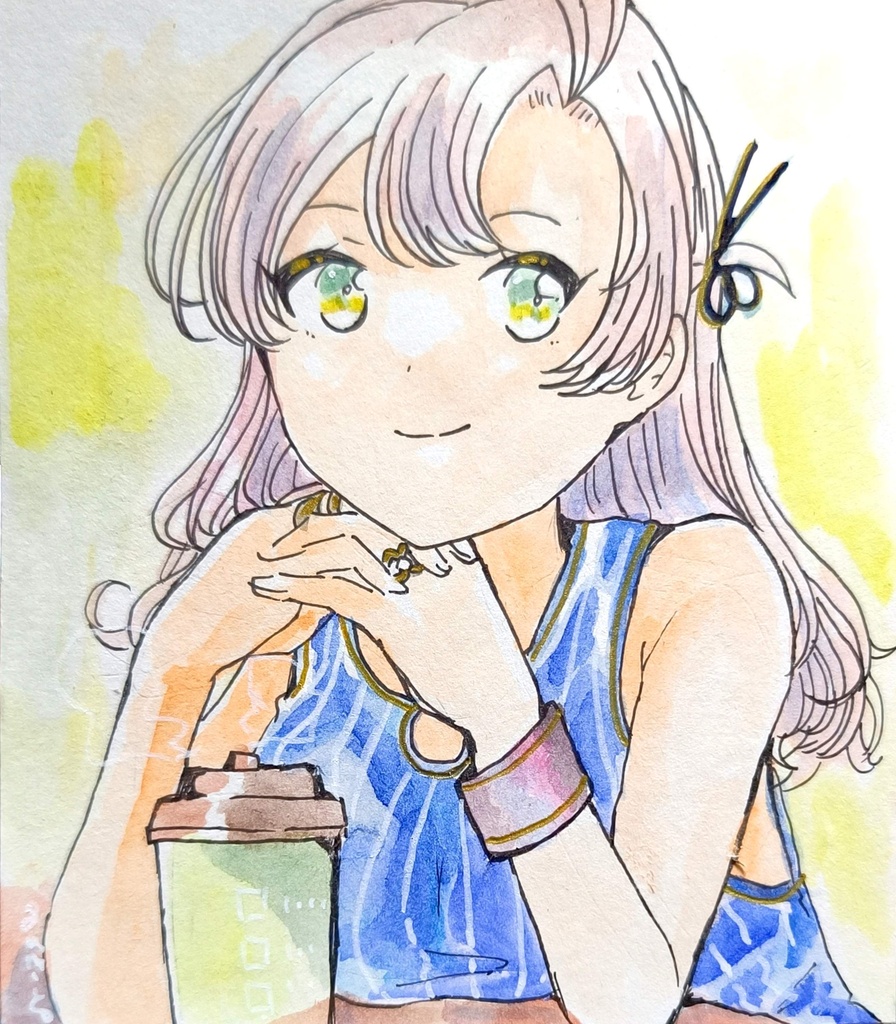 初夏がささんミニ色紙【※非公式私服】