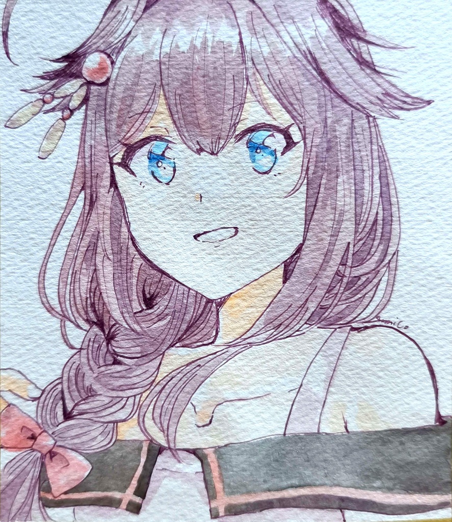 時雨ミニ色紙②