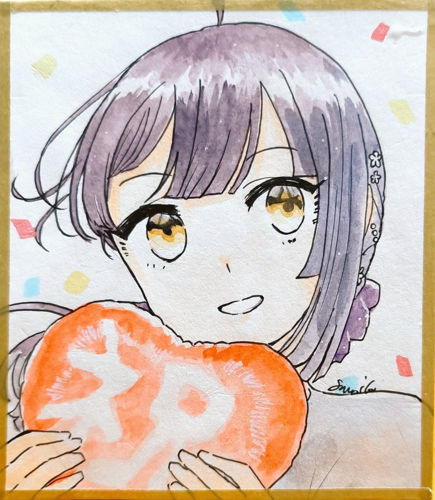 藤波 ミニ色紙